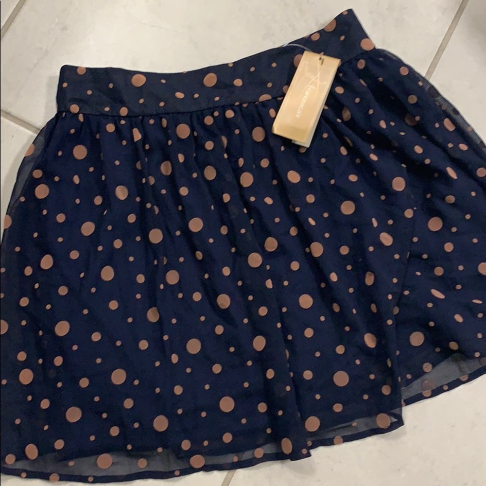 NEW navy mini skirt